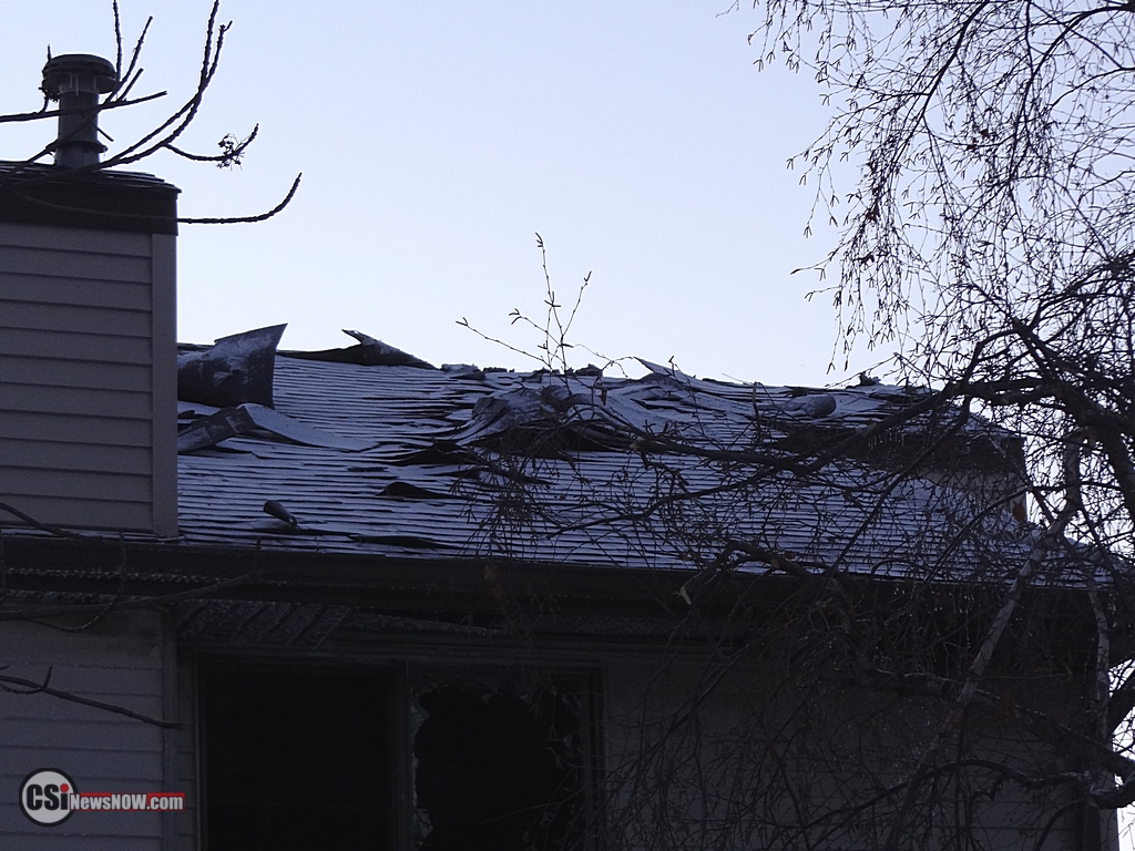 Townhouse fire in SW Jamestown     CSi photo